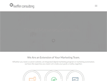 Tablet Screenshot of kiefferconsulting.com